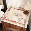 Nuevo Mantel Protector de Mesa de Noche Estilo Chino, Mantel Bordado, Impermeable, Resistente al Aceite, Lavable, Resistente al Calor, Cubierta a Prueba de Polvo para Dormitorio