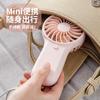 Novo Ventilador Pequeno Portátil Ventilador de Mão Mini Ventilador de Bolso para Dormitório de Estudante Presente Ventilador de Bolso Portátil com LOGO