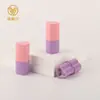 Palito de Rubor, Palito de Polvo, Cosméticos de Bálsamo Sólido, Tubo de Labial Simple de Dos Colores en Forma de Corazón, Palito Iluminador Acabado Húmedo, Fábrica de Materiales de Empaque