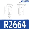 Rebites de Nylon Rebites Plásticos Tipo Prensagem Rebites Tipo R para Placa de Circuito Impresso Clipes Plásticos Rebites de Encaixe Plásticos R3R4R5