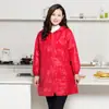 Mono de Piel Sintética para Adultos Ropa de Trabajo Doméstica de Cocina para el Hogar Delantal Impermeable y Resistente al Aceite de Manga Larga para Mujer Piel Suave Engrosada Invierno para Hombre