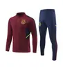 Conjunto de Uniforme de Entrenamiento de Fútbol para Otoño e Invierno para Hombre, Uniforme de Equipo de Competición Estampado de Manga Larga, Uniforme de Apariencia, Chaqueta Informal