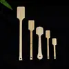 Cabo de Leque de Bambu para Caligrafia e Pintura, Cabo de Leque de Bambu Estilo Chinês, Bambu de Madeira de Bambu Estilo Nacional de Seda Padrão de Nuvem Acessórios de Leque Longo e Curto Laqueado