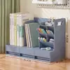 Caja de almacenamiento plegable simple organizador de archivos A4 suministros de escritorio para estudiantes caja de almacenamiento para libros y papelería