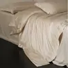 Luxo Leve Italiano Ultra Fino Algodão Tencel Dan Renda de Alta Qualidade Acabamento Toque Relaxado Roupa de Cama Conjunto de Quatro Peças Roupa de Cama para Dormir Nu