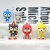 Llavero Colgante de Sonic de Dibujos Animados, Ratón Sonic, Colgante para Mochila Escolar, Muñeco de Plástico Blando, Caja Sorpresa, Soporta Personalización
