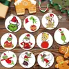 24 piezas de adornos navideños de madera del Grinch. Adornos navideños para árbol de Navidad. Adornos para fiestas navideñas.
