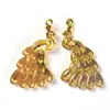 Qk098 43*24mm Colgante de Pavo Real DIY Accesorio de Joyería de Aleación de Zinc Colgante para Cadena de Suéter Pulsera Directo del Fabricante