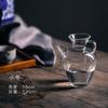 Tetera vintage grande con forma de canción de imitación, tetera verde, botella de agua de vidrio dividido, jarrón de vidrio de borosilicato alto.