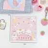 Original Lindo 13cm Animal Plegable Cabeza de Tarjeta Grande Tarjeta Pequeña Material de Empaque Adorno para Observación de Estrellas Tarjeta de Regalo para Enviar Tarjetas