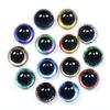 Fábrica de accesorios de joyería de bricolaje Lu Yi, venta al por mayor, cuentas de ojo de muñeca de simulación, gemas del tiempo, ojos de animal de cristal
