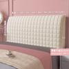 Funda de Cabecera 2024 Nueva Bolsa Suave Engrosada Seda de Hielo Fresca Látex Cama de Madera Cubierta Trasera de Cama Universal