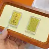 Shuibei Princesa Dorada Atrae Riqueza Oro Puro 999 Tesoro de Riqueza Papel Dinero Atracción Lámina de Oro Regalo