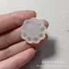 Novo Pingente de Fivela da Paz Tipo Gelo Calcedônia Branca Ágata Natural Jade Cavalo Pingente Venda por Atacado Transmissão ao Vivo Item Mais Vendido