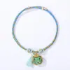 Pulseiras Coloridas Unisex Ajustáveis Atacado DIY Tecelagem Artesanal Estilo Étnico Presentes de Feriado Acessórios de Mão Criativos Culturais