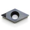 Insertos de Diamante PCD Herramientas de Torneado de Diamante CNC para Tornos de Cobre y Aluminio, Herramientas de Torneado de Piedras Preciosas, DCMT con Fuerte Resistencia al Desgaste