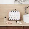 Conjunto de Sacos de Armazenamento de Viagem Estilo Coreano com Bolinhas Grande Capacidade Mala Organizador de Roupas Íntimas Portátil Maquiagem Artigos de Higiene Pessoal