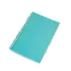 Cubierta de PP Cuaderno A5 Engrosado Cuaderno de Espiral para Estudiantes Bloc de Notas de Oficina con Tapa Lateral Línea Horizontal Diario Cuaderno de Hojas Sueltas