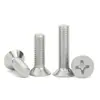Fabricante Original Tornillos de Acero Inoxidable 201 Cabeza Avellanada Phillips M2-M12 Gb819 Tornillos de Máquina Phillips Cabeza Plana