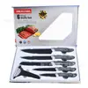 Cuchillo de Caja Plegable de Acero Inoxidable Doble Chapado Más Vendido Transfronterizo Juego de 6 Piezas Utensilios de Cocina Juego de Cuchillos de Chef Cuchillo para Frutas