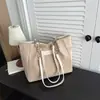 Comercio Exterior Transfronterizo Gran Capacidad Casual 2026 Otoño Invierno Tela Nueva de Moda Tendencia Retro Bolso de Hombro Tote para el Trabajo