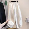 Pantalones Florales Holgados Cortos para Mujer Tallas Grandes, Pantalones de Pierna Ancha para Mujeres Petites, Pantalones Harem Globos Casuales