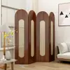 Biombo para Sala de Estar, Pared Divisoria Plegable y Móvil, Fácil Autoensamblaje, Biombo para Entrada para Privacidad, Biombo de Estilo Tradicional