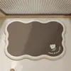 Tapete de Piso para Baño Barro Diatomeo Antideslizante Absorbente Suave Tapete Baño Cocina Tapete para Pies Puerta de Baño Alfombra para Inodoro