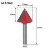 Cuchillo 3D en forma de V, cuchillo 3D para tallado por computadora, cuchillo para tallado de madera, fresa en forma de V, cuchillo para carpintería en forma de V, gran oferta