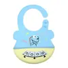 Novos Babadores de Silicone 3D Transfronteiriços para Crianças, Babadores de Saliva para Bebês, Babadores de Alimentação para Bebês, Babadores de Comida para Bebês Personalizados