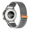 Adecuado para correas de reloj Huawei, Xiaomi y Samsung, correa de nailon con rayas planas y velcro, popular en plataformas de comercio electrónico