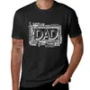 Comércio Exterior Dia dos Pais Camisetas Masculinas de Manga Curta Estampadas para Pai Verão Respirável Casual Camiseta Moletom Solto