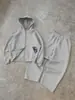 Moletom Bordado Personalizado Versátil Masculino Feminino Casual Pulôver Blusão Calças 2026 Novo Estilo Moletom Moda Estilo de Rua
