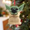 Adorno colgante de Navidad de bebé Yoda mandaloriano caliente transfronterizo, muñeco anime bebé