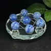 Placa de matriz de siete estrellas de bola de cristal de piedra natural transfronteriza adornos de feng shui logo de mineral de piedra original pulido adornos para el hogar sala de estar porche