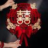 Adesivos de Caractere Xi de Casamento Novos Adesivos de Caractere Xi Duplo para Porta Decoração Decoração de Quarto de Casamento Adesivos de Porta Suprimentos de Casamento Adesivos de Porta Caractere Xi