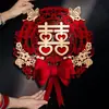 Novo Adesivo de Caractere Xi de Casamento Adesivo de Portão Grande Xi Adesivo de Caractere Xi Duplo Arranjo Decoração de Quarto de Casamento Adesivo de Porta Suprimentos de Casamento Adesivo de Porta Caractere Xi