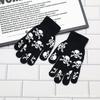 Guantes de Pantalla Táctil para Halloween, Estilo Delgado, Adecuados para Deportes, Estudiantes, Calidez Otoñal e Invernal, Conducir, Actividades al Aire Libre Originales, Trabajo, Unisex, Ciclismo