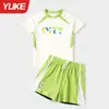 2026 Nuevo Traje de Baño Infantil para Niños de Dos Piezas con Mangas Cortas Protección Solar para Niños Mayores Traje de Baño Profesional de Secado Rápido
