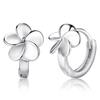 Oreja de hierba de hoja hebilla flor de cinco hojas Weihua aretes chapados en plata aretes para mujer joyería coreana ebay al por mayor moda