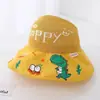 Protetor Solar de Primavera e Verão Chapéu Infantil Proteção UV ao Ar Livre para Meninos e Meninas Chapéu de Sol Chapéu de Bebê Top Vazio Estilo Coreano