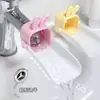 Extensor de Grifo para Lavabo de Bebé, Orejas de Conejo Lindas de Dibujos Animados, Extensión para Lavado de Manos Infantil, Gadget a Prueba de Salpicaduras