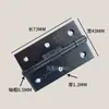 Dobradiças de Ferro Espessadas para Portas de Madeira e Bolsas, Dobradiças Soldadas, Correntes de Dobradiça, Dobradiças Fixas