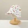 Comercio Exterior Nuevo Sombrero de Pescador para Bebé Lindo Dibujo Animado Sombrilla de Pato Recubierta Sombrero de Sol Vacío Sombrero de Sol Infantil Primavera y Verano