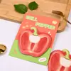 Notas Adhesivas de Frutas de Dibujos Animados Estilo Ins Etiquetas de Notas para Estudiantes Pegatinas Memo de Mensajes Marcador de Oficina Pegatinas Reutilizables