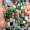 10X14 Piedra Natural Cristal Ágata Rectangular Plano Cuentas DIY Pulsera Collar Accesorios de Joyería Productos Semi-Terminados Venta al por Mayor