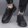 Zapatos de cuero para hombre, nueva moda de otoño 2024, zapatos de cuero genuino transpirables para todo tipo de calzado, zapatos para hombre, zapatillas casuales ligeras de suela suave