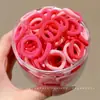 2026 Nuevas Gomas de Pelo Coloridas del Tamaño de un Pulgar, Bandas Elásticas de Alta Elasticidad para el Cabello de Niños Que No Dañan el Cabello, Cuerdas Versátiles para Cabello para Coletas Pequeñas