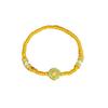 Tienda de oro Jin Yan con cuatro ruyi esmalte azul hielo perla pulsera diseño de nicho para mujer joyería de lujo ligero