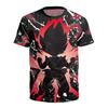 2026 Verão Transfronteiriço Masculino Casual Manga Curta Estampa Digital Gola Redonda Camiseta Manga Curta Camisa Manga Curta Masculina de Verão para Basquete